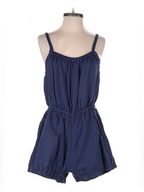 Suzie Kondi Navy Blue Linen Romper